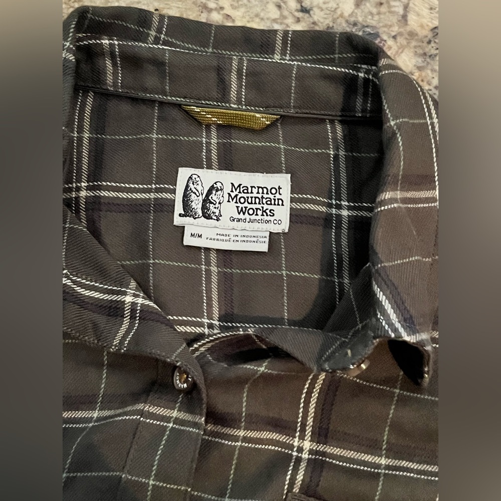 NWT Marmot Women Fairfax Boyfriend Midweight Flannel Shirt - Picture 12 of 13